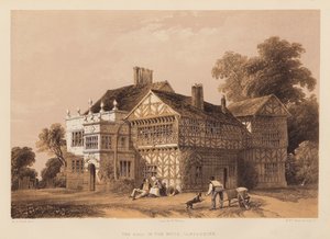 The Hall in the Wood, Lancashire (aguatinta)