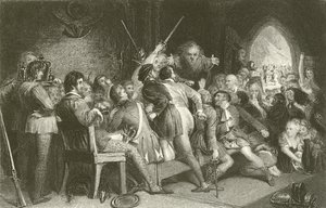 El Salón de Glennaquoich - Una fiesta de las tierras altas de English School