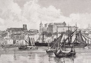 El puerto, Brindisi, Italia, de 