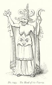 La cabeza del papado de English School