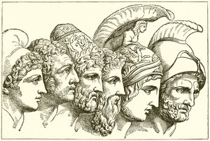Los héroes de la guerra de Troya