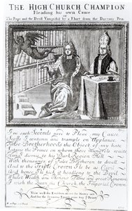 El Campeón de la Alta Iglesia, Defendiendo su propia causa, 1709