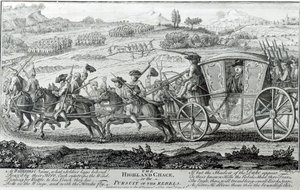 La Caza de las Tierras Altas, 21 de febrero de 1745 de English School