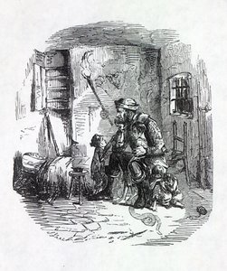 El hogar del quemador de rick, ilustración de 