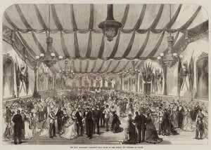 Baile de la Compañía de Artillería Honorable dado al Príncipe y la Princesa de Gales de English School