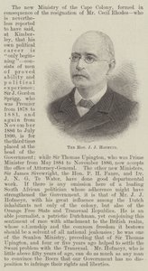 El Honorable J J Hofmeyr (grabado) de English School