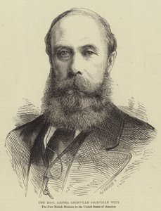 El Honorable Lionel Sackville Sackville West (grabado) de English School