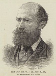 El honorable Sir W. J. Clarke, baronet, de Melbourne, Australia de English School