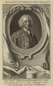 El Honorable William Blakeney Esquire, Teniente General de las Fuerzas de Su Majestad y Gobernador de Menorca de English School
