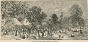 La fiesta de la Sociedad Hortícola, en Chiswick de English School