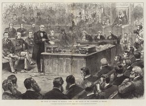La Cámara de los Comunes el jueves, 8 de abril, el debate sobre el gobierno de Irlanda de English School