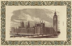 Las Casas del Parlamento en Londres de English School