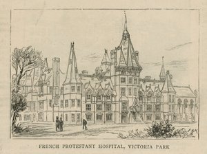 Los hugonotes en Inglaterra: Hospital Protestante Francés, Victoria Park de English School