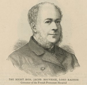 Los hugonotes en Inglaterra: El Muy Honorable Jacob Bouverie, Lord Radnor de English School