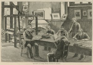 Los hugonotes en Inglaterra: Sala de día de los hombres, Hospital Protestante Francés de English School