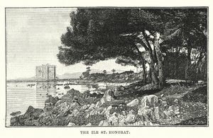 La isla de San Honorato (grabado)