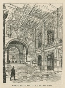 El Instituto Imperial: Gran escalera al salón de recepción de English School