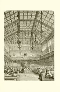 El interior de la Cámara de los Comunes de English School