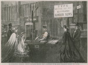 La Exposición Internacional; Máquina de fundición de tipos de Besley de English School