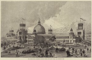 El edificio de la Exposición Internacional, Sídney, Nueva Gales del Sur de English School