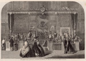 La Exposición Internacional; Tapices de Gobelinos y Beauvais y porcelana de Sèvres de English School