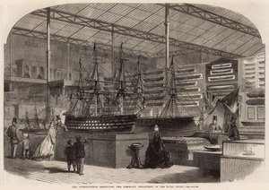 La Exposición Internacional; El Departamento del Almirantazgo de la Corte Naval de English School