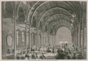 La Exposición Internacional; El salón comedor principal de English School