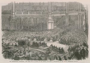 La Exposición Internacional; Vista desde la Orquesta en el día de la inauguración