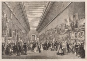 La Exposición Internacional; Vista de la galería de cuadros inglesa de English School