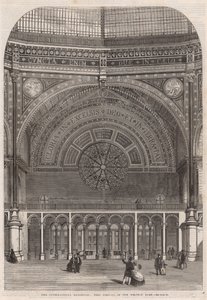 La Exposición Internacional; Pórticos occidentales de la cúpula occidental de English School