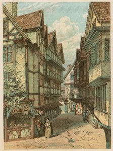 La Exposición Internacional de Salud en South Kensington, 1884: la antigua calle de Londres de English School