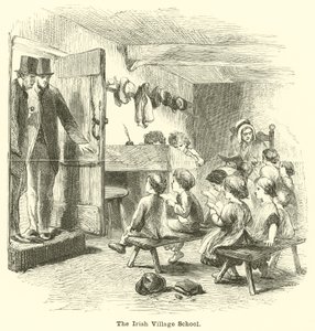 La escuela del pueblo irlandés de English School