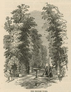 El Paseo Italiano en los Jardines de Vauxhall de English School