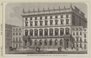 El Junior Carlton Club-House, Pall Mall (grabado)