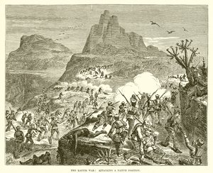 La guerra de los cafres: atacando una posición nativa de English School