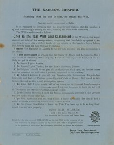 La desesperación del Kaiser