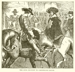 El rey llevado al castillo de Carisbrook