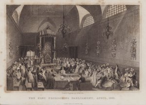 El Rey Prorrogando el Parlamento, abril de 1831
