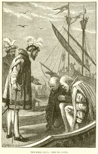 El rey visita a Vasco da Gama de English School