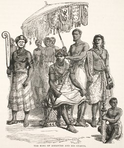 El rey de Ashanti y sus guardias de English School