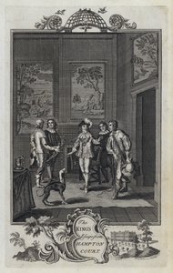 La fuga del rey de Hampton Court (grabado)
