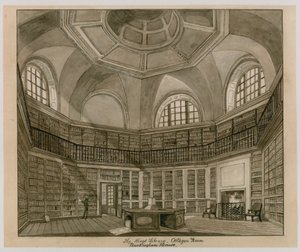 La Biblioteca del Rey, Sala Octagonal, Palacio de Buckingham de English School
