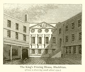 La Casa de Impresión del Rey, Blackfriars