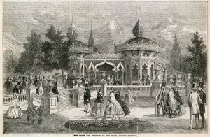 El Quiosco y la Terraza en los Jardines Reales de Surrey