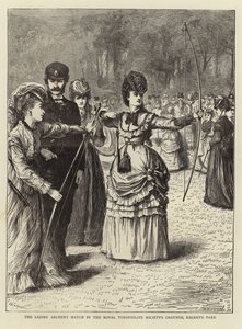 El concurso de tiro con arco de las damas de English School