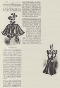 La página de las damas, vestido de English School