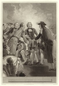 El desembarco de Guillermo III en Torbay de English School