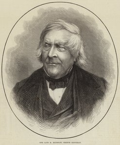 El difunto Sr. Michelet, historiador francés (grabado) de English School
