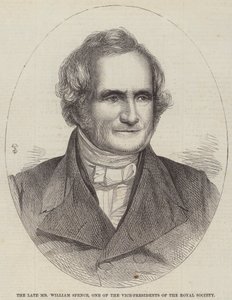 El Difunto Sr. William Spence, Uno de los Vicepresidentes de la Royal Society de English School