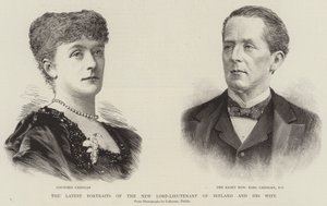 Los Últimos Retratos del Nuevo Lord Teniente de Irlanda y su Esposa de English School